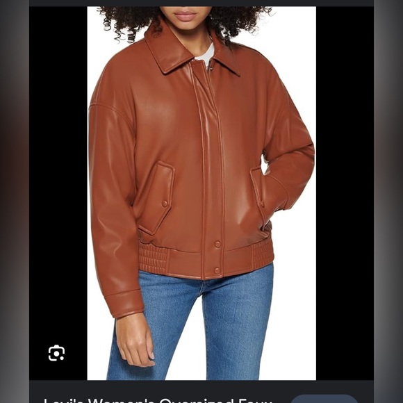 Levi’s Faux Leather Jacket - Picture 1 of 6